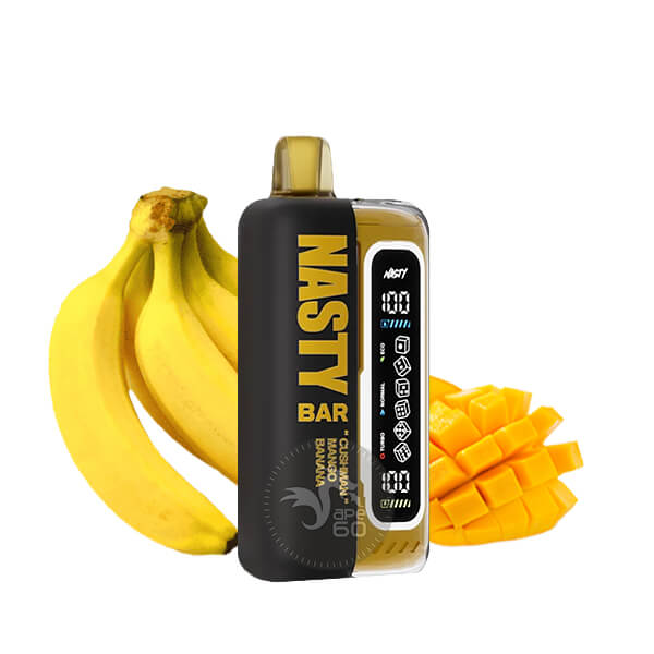 خرید پاد یکبار مصرف 20000 پاف نستی NASTY DR20KI DISPOSABLE POD طعم Cushman Mango Banana