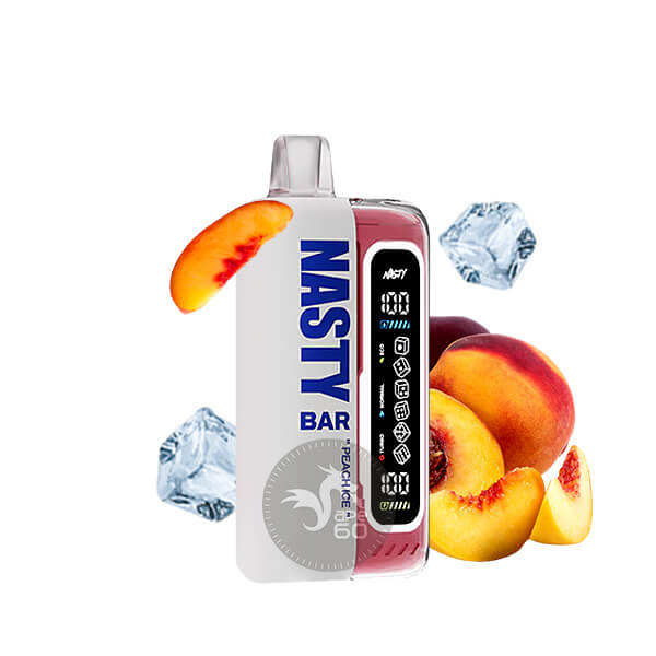 خرید پاد یکبار مصرف 20000 پاف نستی NASTY DR20KI DISPOSABLE POD طعم Peach Ice
