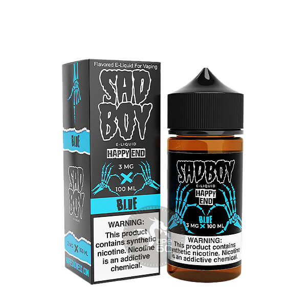 خرید جویس پشمک بلوبری سد بوی (100میل) SADBOY HAPPY END BLUE