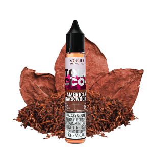 خرید سالت تنباکو خشک دودی ویگاد (30میل) VGOD TOBACCO PLUS AMERICAN BACKWOODS