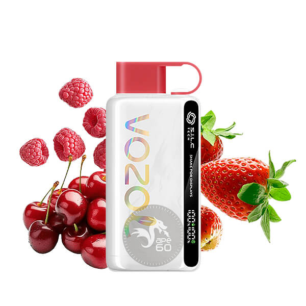 خرید پاد یکبار مصرف استار 12000 پاف وزول VOZOL STAR 12K PUFFS طعم Strawberry Raspberry Cherry