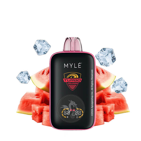 پاد یکبار مصرف توربو 20000 مایلی MYLE TURBO 20000 PUFFS خرید پاد یکبار مصرف توربو 20000 مایلی MYLE TURBO 20000 PUFFS طعم Lush Ice