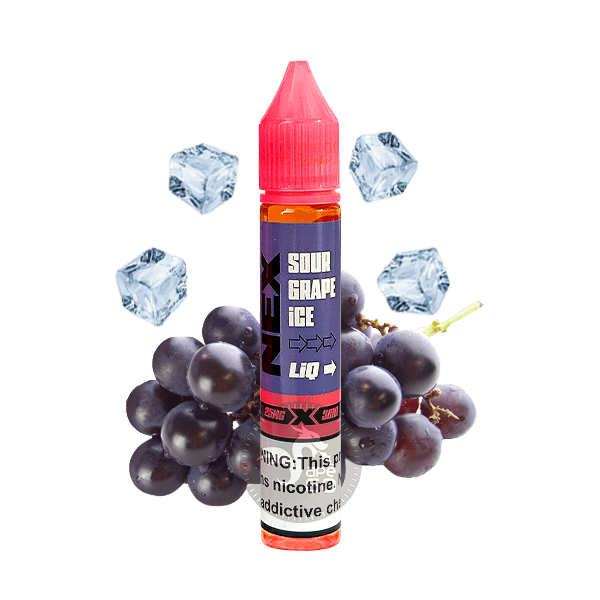 خرید سالت انگور ترش یخ پاد سالت (30میل) POD SALT NEXLIQ SOUR GRAPE ICE