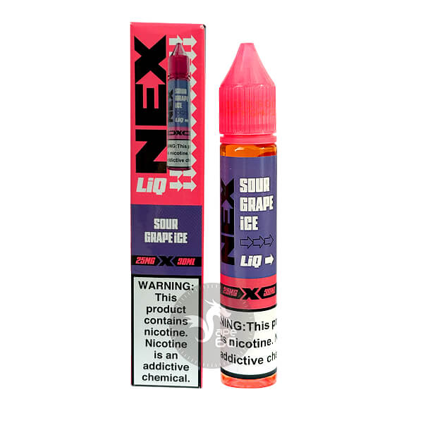 خرید سالت انگور ترش یخ پاد سالت (30میل) POD SALT NEXLIQ SOUR GRAPE ICE