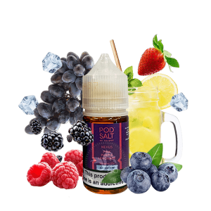 خرید سالت تمشک لیموناد یخ پاد سالت (30میل) POD SALT NEXUS PINK PURPLE LEMONADE ICE