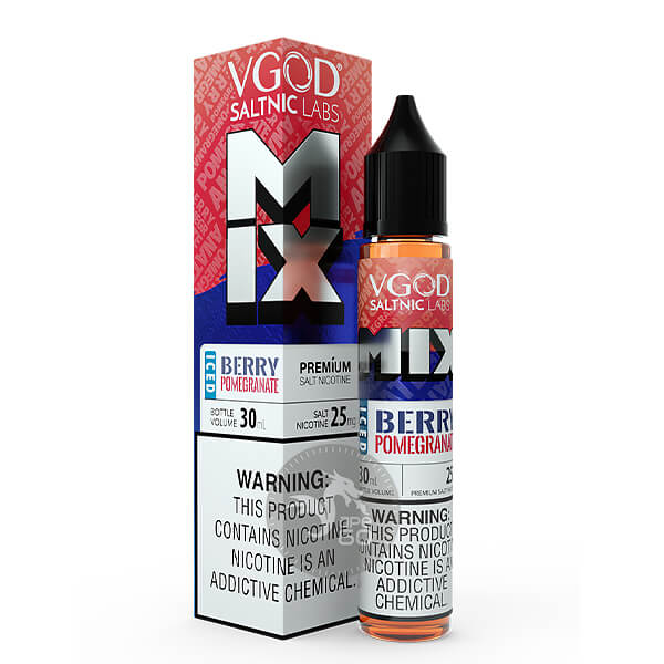خرید سالت بلوبری انار یخ ویگاد (30میل) VGOD MIX ICED BERRY POMEGRANATE
