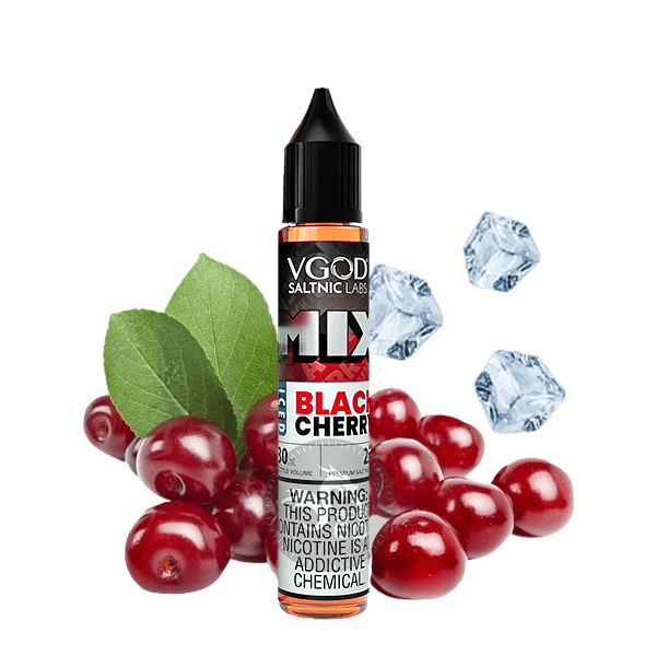 خرید سالت گیلاس سیاه یخ ویگاد (30میل) VGOD MIX ICED BLACK CHERRY