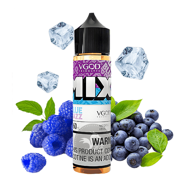خرید جویس بلوبری تمشک یخ ویگاد (60میل) VGOD MIX ICED BLUE RAZZ