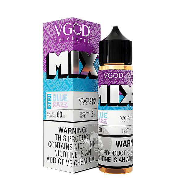 خرید جویس بلوبری تمشک یخ ویگاد (60میل) VGOD MIX ICED BLUE RAZZ