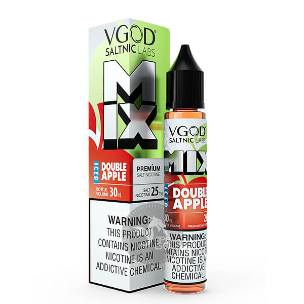 خرید سالت دو سیب یخ ویگاد (30میل) VGOD MIX ICED DOUBLE APPLE