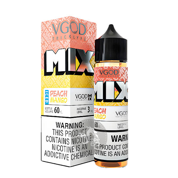 خرید جویس هلو انبه یخ ویگاد (60میل) VGOD MIX ICED PEACH MANGO