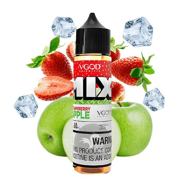 خرید جویس توت فرنگی سیب یخ ویگاد (60میل) VGOD MIX ICED STRAWBERRY APPLE