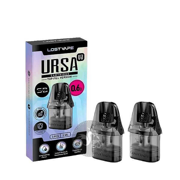 خرید کارتریج اورسا وی3 لاست ویپ LOST VAPE URSA CARTRIDGE V3 (Top Fill Version)
