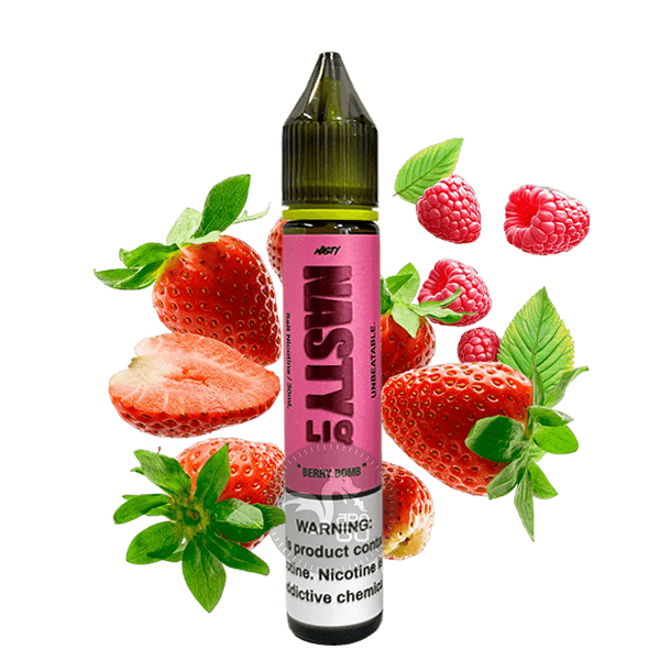 خرید سالت توت فرنگی تمشک نستی (30میل) NASTY LIQ BERRY BOMB