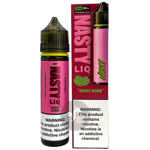 خرید جویس توت فرنگی تمشک نستی (60میل) NASTY LIQ BERRY BOMB