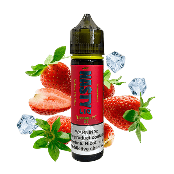 خرید جویس توت فرنگی یخ نستی (60میل) NASTY LIQ STRAWBERRY ICE