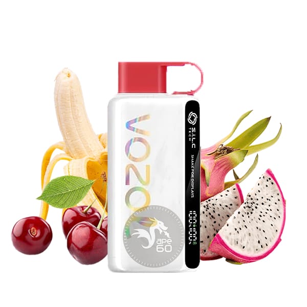 خرید پاد یکبار مصرف استار 12000 پاف وزول VOZOL STAR 12K PUFFS طعم Dragon Fruit Banana Cherry