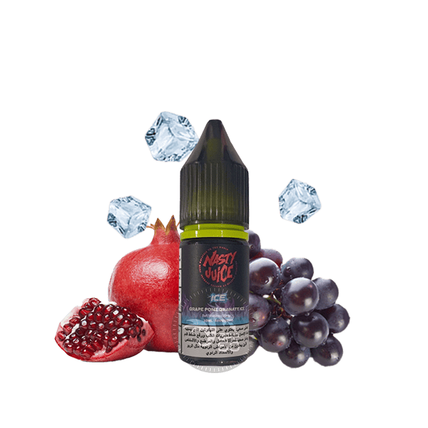 خرید سالت انگور انار یخ نستی (10میل) NASTY GRAPE POMEGRANATE ICE