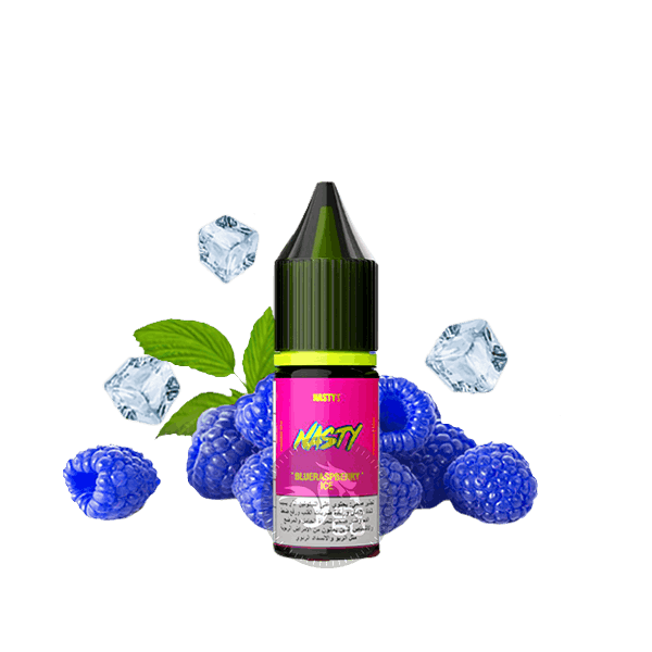 خرید سالت تمشک آبی یخ نستی (10میل) NASTY LIQ BLUE RASPBERRY ICE