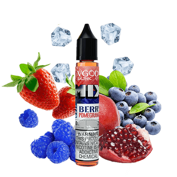 خرید سالت بلوبری انار یخ ویگاد (30میل) VGOD MIX ICED BERRY POMEGRANATE