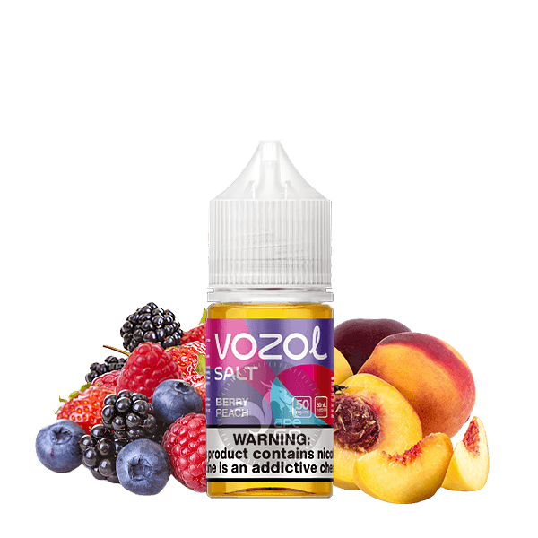 خرید سالت بلوبری تمشک شاتوت هلو وزول (30میل) VOZOL BERRY PEACH
