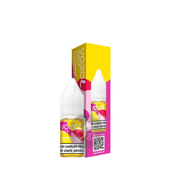خرید سالت دراگون فروت موز گیلاس وزول (10میل) VOZOL DRAGON FRUIT BANANA CHERRY