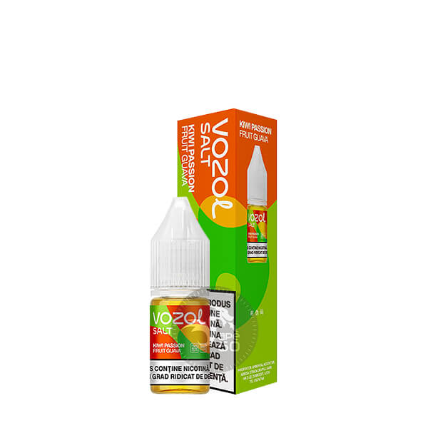 خرید سالت کیوی پشن فروت گواوا وزول (10میل) VOZOL KIWI PASSION FRUIT GUAVA