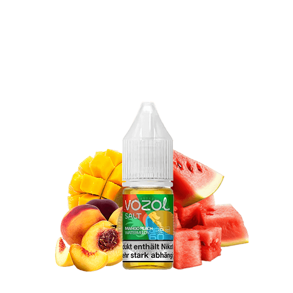 خرید سالت انبه هلو هندوانه وزول (10میل) VOZOL MANGO PEACH WATERMELON