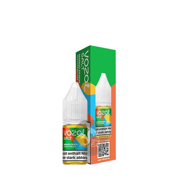 خرید سالت انبه هلو هندوانه وزول (10میل) VOZOL MANGO PEACH WATERMELON