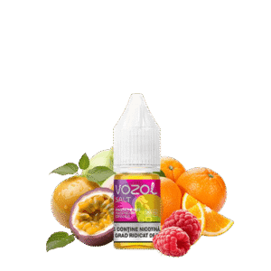 خرید سالت پشن فروت تمشک پرتقال وزول (10میل) VOZOL PASSIONFRUIT RASPBERRY ORANGE