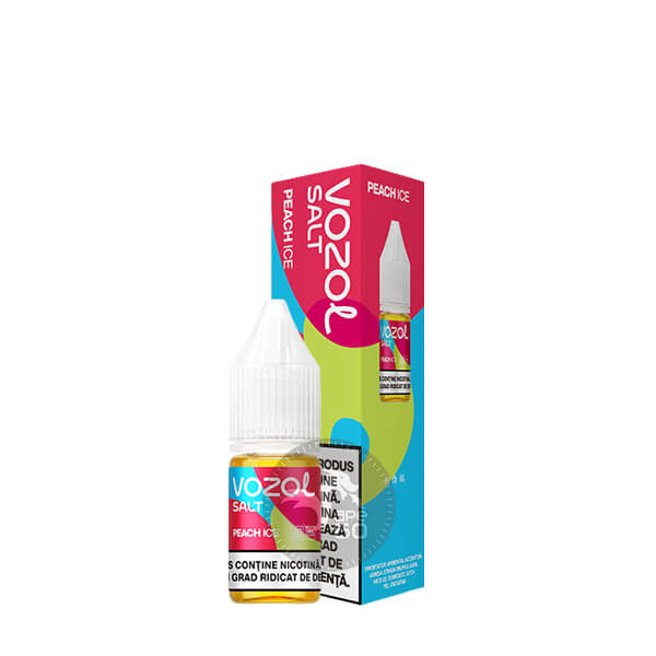 خرید سالت هلو یخ وزول (10میل) VOZOL PEACH ICE