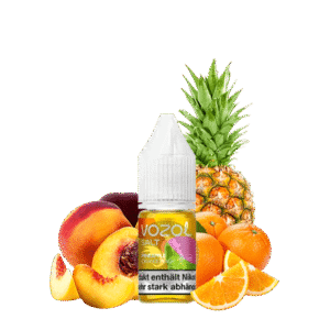 خرید سالت آناناس پرتقال هلو وزول (10میل) VOZOL PINEAPPLE ORANGE PEACH