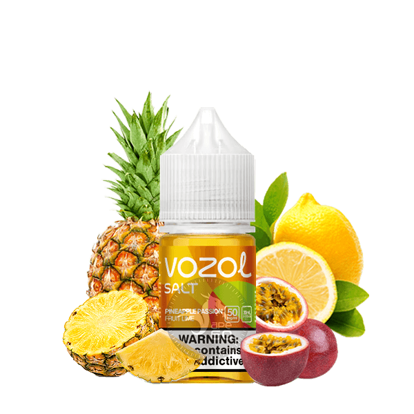 خرید سالت آناناس پشن فروت لیمو وزول (30میل) VOZOL PINEAPPLE PASSION FRUIT LIME