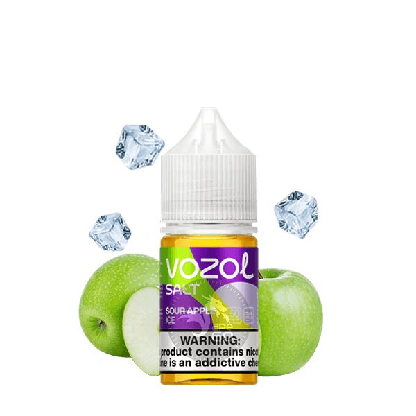 خرید سالت سیب ترش یخ وزول (30میل) VOZOL SOUR APPLE ICE