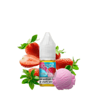 خرید سالت بستنی توت فرنگی وزول (10میل) VOZOL STRAWBERRY ICE CREAM