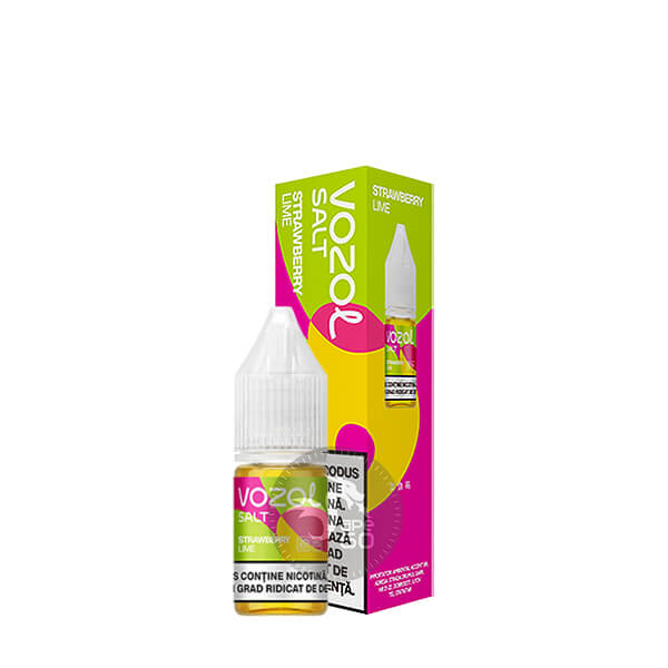 خرید سالت توت فرنگی لیمو وزول (10میل) VOZOL STRAWBERRY LIME