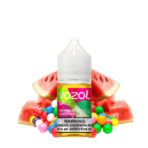 خرید سالت آدامس بادکنکی هندوانه وزول (30میل) VOZOL WATERMELON BUBBLE GUM