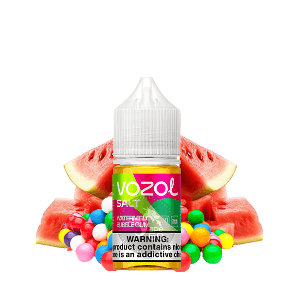 خرید سالت آدامس بادکنکی هندوانه وزول (30میل) VOZOL WATERMELON BUBBLE GUM