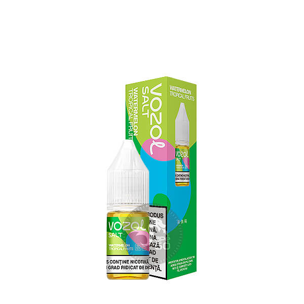 خرید سالت هندوانه انبه وزول (10میل) VOZOL WATERMELON TROPICAL FRUITS