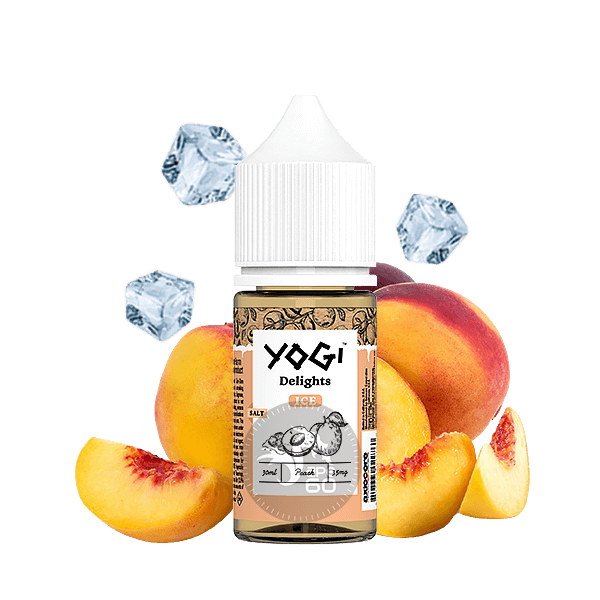 خرید سالت هلو یخ یوگی (30میل) YOGI DELIGHTS PEACH ICE