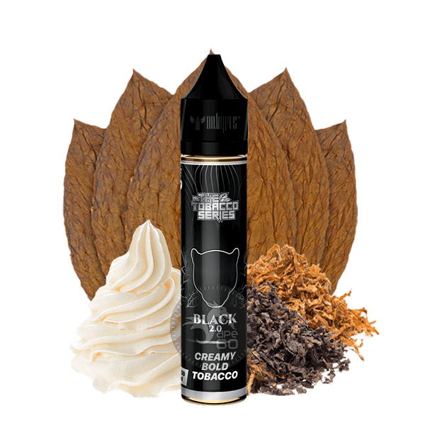 خرید سالت تنباکو خامه دکتر ویپز (30میل) DR VAPES BLACK 2.0 CREAMY BOLD TOBACCO