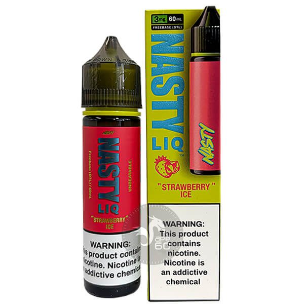 خرید جویس توت فرنگی یخ نستی (60میل) NASTY LIQ STRAWBERRY ICE