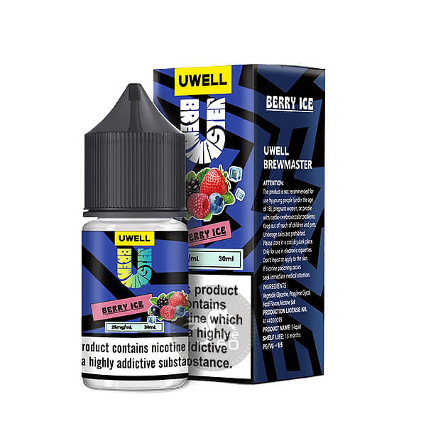خرید سالت توت فرنگی تمشک بلوبری یخ یوول (30میل) UWELL BERRY ICE