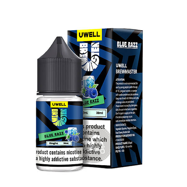 خرید سالت تمشک آبی یوول (30میل) UWELL BLUE RAZZ