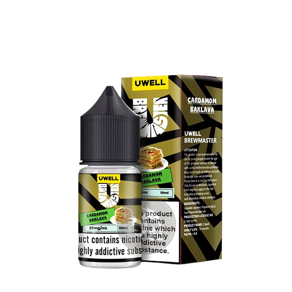 خرید سالت آبنبات باقلوا یوول (10میل) UWELL CARDAMOM BAKLAVA