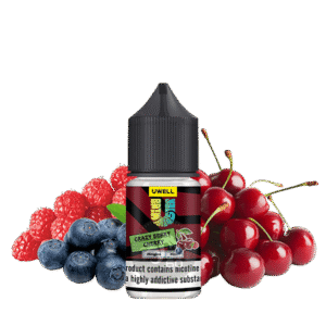 خرید سالت تمشک بلوبری گیلاس یوول (30میل) UWELL CRAZY BERRY CHERRY