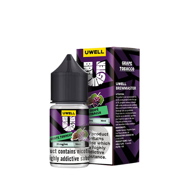 خرید سالت تنباکو انگور یوول (10میل) UWELL GRAPE TOBACCO