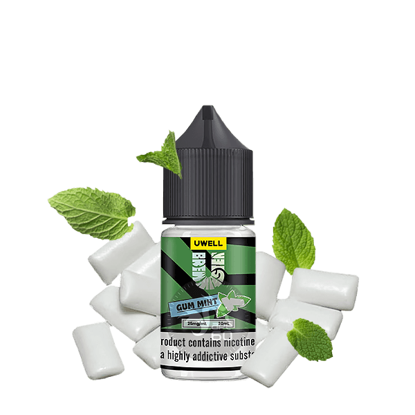 خرید سالت آدامس نعنایی یوول (30میل) UWELL GUM MINT