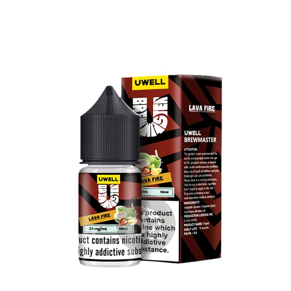خرید سالت آناناس توت فرنگی نارگیل یوول (10میل) UWELL LAVA FIRE