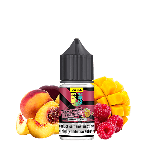 خرید سالت هلو انبه تمشک یوول (30میل) UWELL PEACH MANGO RASPBERRY